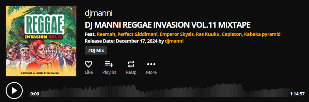 DJ Manni Reggae Invasion Vol 11